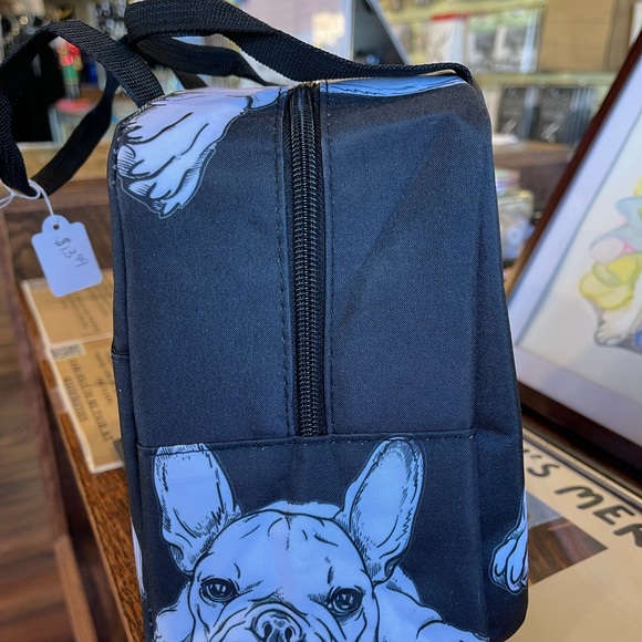 Frenchie French Bulldog Insulated Lunch Bag Tote NWT - Picture 4 of 4